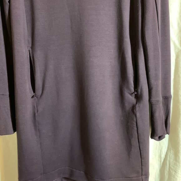 Athleta 'Coaster Luxe Sweatshirt Dress' in dark purple - Picture 4 of 11